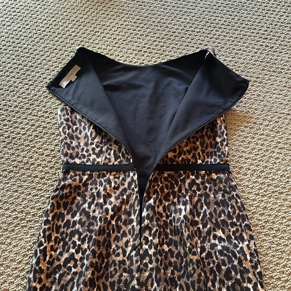 Loft Petite dress size 2P sleeveless leopard print - Picture 8 of 14